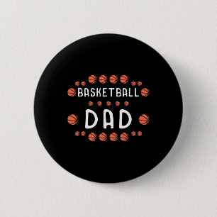Badge Rond 5 Cm Basket papa Fan Best Daddy Ever Hooper