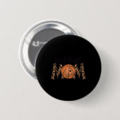 Badge Rond 5 Cm Basketball Maman Empreinte de léopard Cheetah Fier (Devant & derrière)