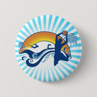 Badge Rond 5 Cm basketball. summersetz.