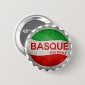 Badge Rond 5 Cm basque Bayonne Euskadi (Devant & derrière)