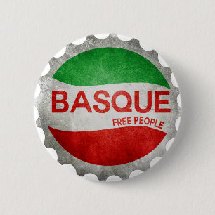 Badge Rond 5 Cm basque Bayonne Euskadi