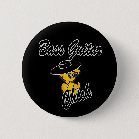 Badge Rond 5 Cm Basse Guitare #4 (Devant)