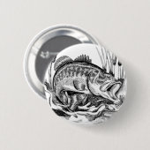 Badge Rond 5 Cm basse noire (Devant & derrière)