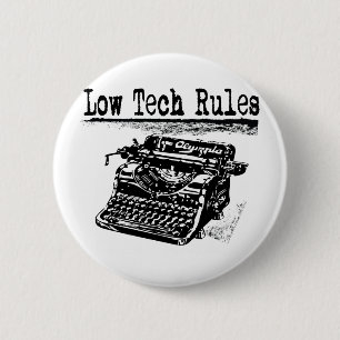 BADGE ROND 5 CM BASSES RÈGLES DE TECH