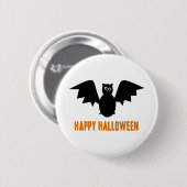 Badge Rond 5 Cm Bat halloween (Devant & derrière)