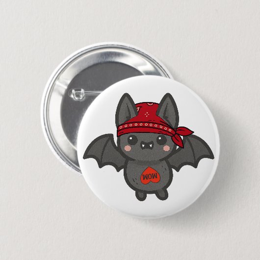 Badge Rond 5 Cm Bat to the Bone Button (Devant & derrière)
