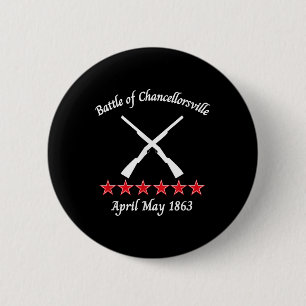 Badge Rond 5 Cm Bataille Civile De Chancellorsville Virginia