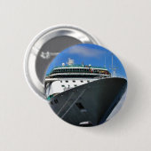 Badge Rond 5 Cm Bateau de croisière (Devant & derrière)