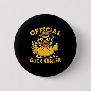 Badge Rond 5 Cm Bateau de croisière Funny Duck Équipe de chasse Ca