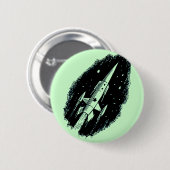 Badge Rond 5 Cm Bateau X-11 de Rocket (Devant & derrière)