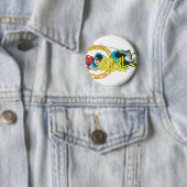 Badge Rond 5 Cm Batgirl Display (En situation)