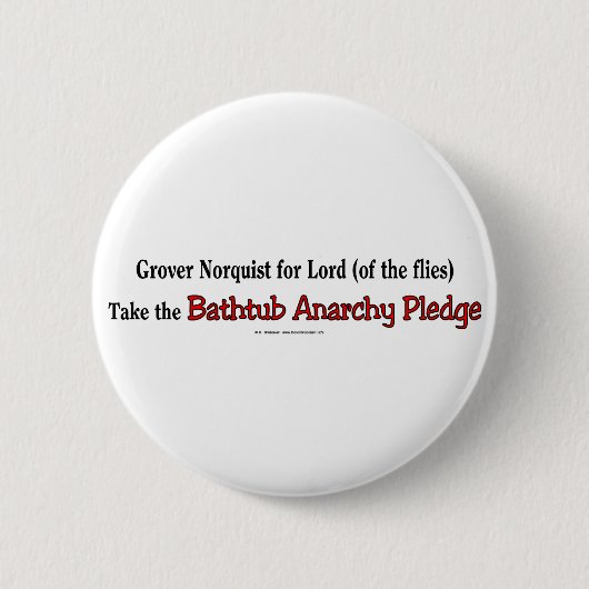 Badge Rond 5 Cm BathtubAnarchyPledge (Devant)