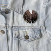 Badge Rond 5 Cm Bâtiments de Naples (En situation)