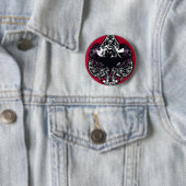 Badge Rond 5 Cm Batman Ace of Spaces Crest gothique (En situation)