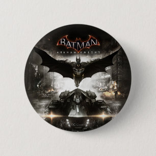 Badge Rond 5 Cm Batman Arkham Knight Key Art