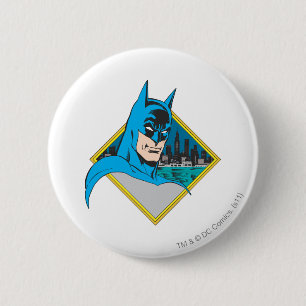 Badge Rond 5 Cm Batman Bust