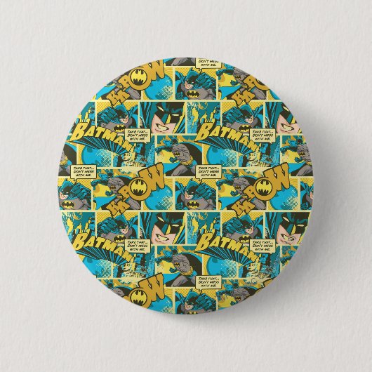 Badge Rond 5 Cm Batman Comic Capteurs Motif 2 (Devant)