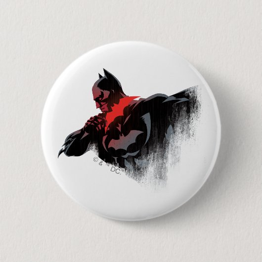 Badge Rond 5 Cm Batman Crimson Batarang (Devant)