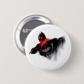 Badge Rond 5 Cm Batman Crimson Batarang (Devant & derrière)