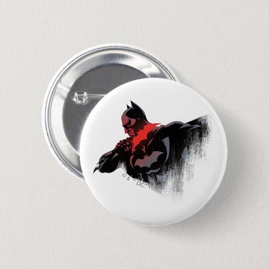 Badge Rond 5 Cm Batman Crimson Batarang (Devant & derrière)