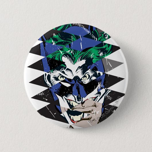 Badge Rond 5 Cm Batman et The Joker Collage (Devant)