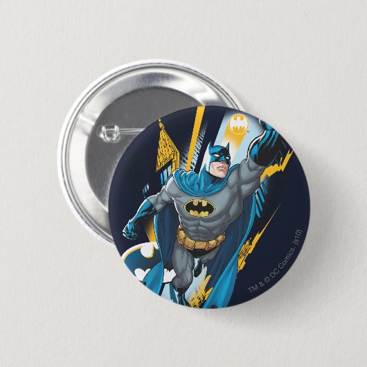 Badge Rond 5 Cm Batman Gotham Guardian (Devant & derrière)