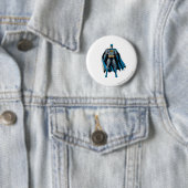 Badge Rond 5 Cm Batman, héroïque (En situation)