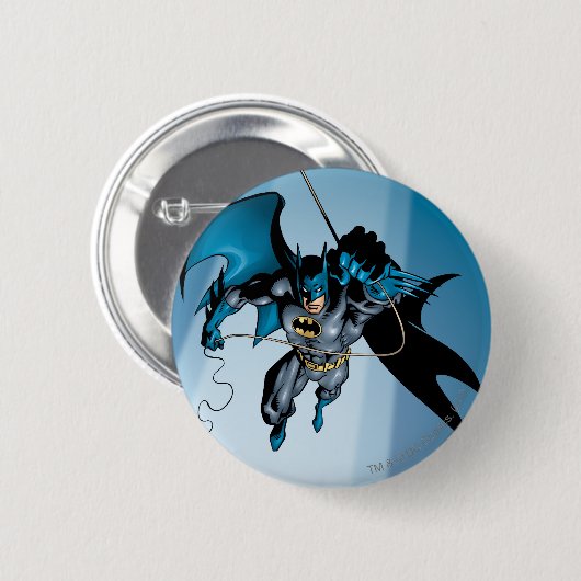 Badge Rond 5 Cm Batman Hyperdrive - 11B (Devant & derrière)