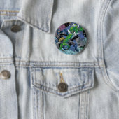 Badge Rond 5 Cm Batman - Killer Croc (En situation)