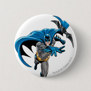 Badge Rond 5 Cm Batman lance batarang