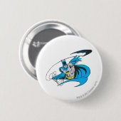 Badge Rond 5 Cm Batman lance Batarang 3 (Devant & derrière)