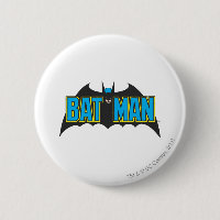 Batman | Logo noir bleu Vintage
