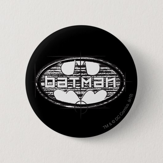 Badge Rond 5 Cm Batman | Logo provisoire (Devant)