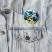Badge Rond 5 Cm Batman Lunges En Avant (En situation)