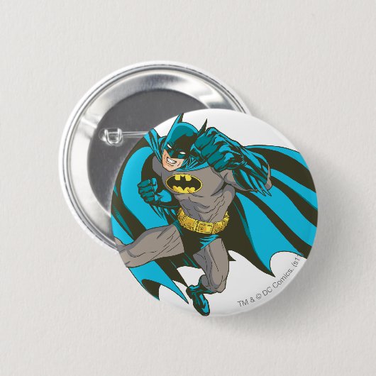 Badge Rond 5 Cm Batman Punching 1 (Devant & derrière)