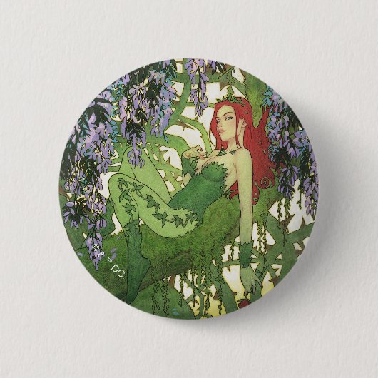 Badge Rond 5 Cm Batman Rebirth Poison Ivy Cover Illustration (Devant)