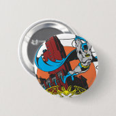 Badge Rond 5 Cm Batman Swings De Skyscraper 2 (Devant & derrière)