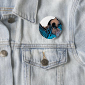 Badge Rond 5 Cm Batman - Tête masquée du dessous (En situation)