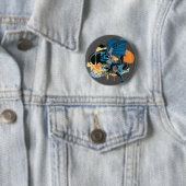 Badge Rond 5 Cm Batman Throw (En situation)
