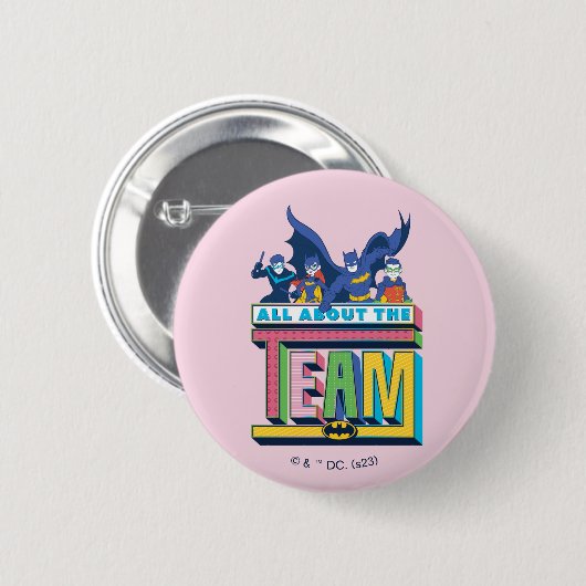 Badge Rond 5 Cm Batman | Tout Sur L'Équipe (Devant & derrière)