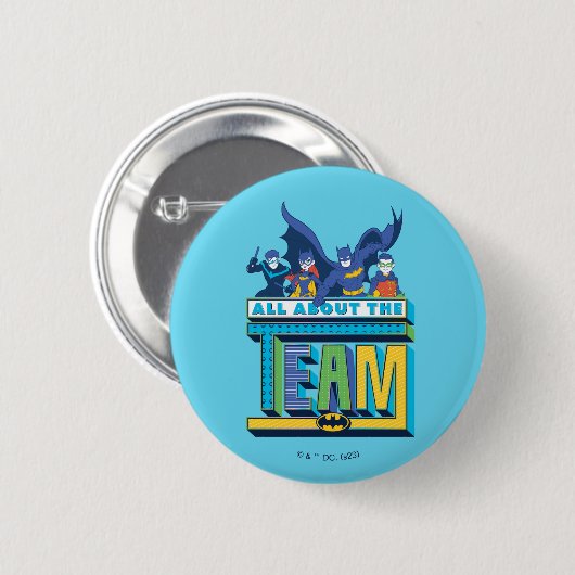 Badge Rond 5 Cm Batman | Tout Sur L'Équipe (Devant & derrière)