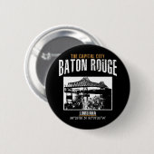 Badge Rond 5 Cm Baton Rouge (Devant & derrière)