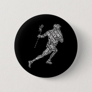 Badge Rond 5 Cm bâtons de crosse pour garçons Sports & Fitness coo