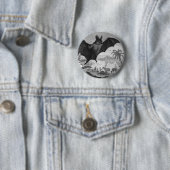 Badge Rond 5 Cm Batte de vampire (En situation)