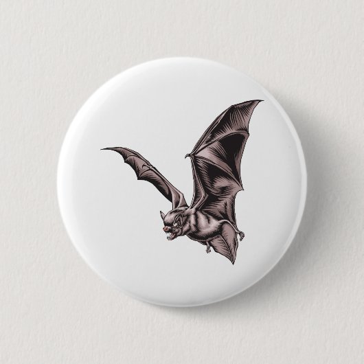 Badge Rond 5 Cm Batte de vol (Devant)