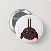 Badge Rond 5 Cm batte sur un vampire de fil (Devant & derrière)