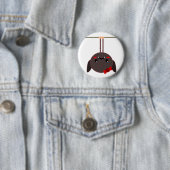 Badge Rond 5 Cm batte sur un vampire de fil (En situation)