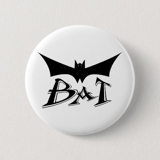 Badge Rond 5 Cm Batte volante (Devant)