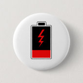 Badge Rond 5 Cm Batterie basse (Devant)