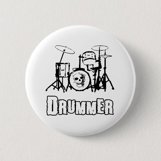 Badge Rond 5 Cm Batteur (Devant)